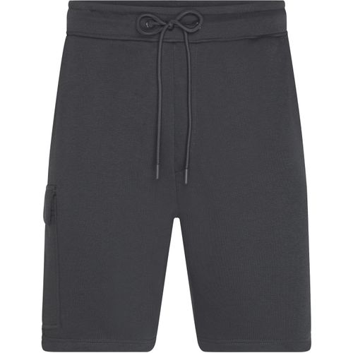 Men's Lounge Shorts - Modische, kurze Sweathose aus BIO-Baumwolle im Cargo-Style [Gr. M] (Art.-Nr. CA009271) - Hochwertige French-Terry Qualität
85...