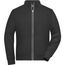 Men's Doubleface Work Jacket - Funktionelle Jacke mit Stehkragen und Kängurutasche [Gr. 6XL] (black) (Art.-Nr. CA010049)