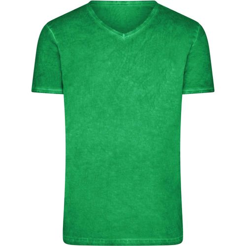 Men's Gipsy T-Shirt - Trendiges T-Shirt mit V-Ausschnitt [Gr. XL] (Art.-Nr. CA010057) - Baumwoll Single Jersey mit aufwändige...