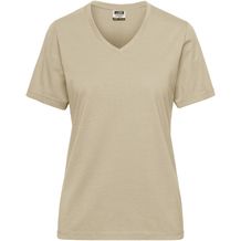 Ladies' BIO Workwear T-Shirt - Strapazierfähiges und pflegeleichtes T-Shirt [Gr. 3XL] (stone) (Art.-Nr. CA010072)