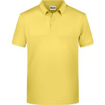 Men's Basic Polo - Klassisches Poloshirt [Gr. M] (light-yellow) (Art.-Nr. CA010941)