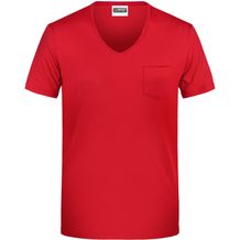 Men's-T Pocket - T-Shirt mit modischer Brusttasche [Gr. XL] (Art.-Nr. CA011047)
