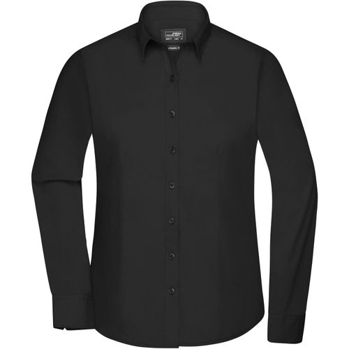 Ladies' Shirt Longsleeve Poplin - Klassisches Shirt aus pflegeleichtem Mischgewebe [Gr. 3XL] (Art.-Nr. CA011166) - Popeline-Qualität mit Easy-Care-Ausrüs...
