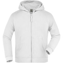 Hooded Jacket Junior - Klassische Kapuzenjacke aus hochwertiger French-Terry-Qualität [Gr. XL] (white) (Art.-Nr. CA011431)