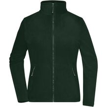 Ladies' Fleece Jacket - Fleecejacke mit Stehkragen im klassischen Design [Gr. 3XL] (dark-green) (Art.-Nr. CA011768)