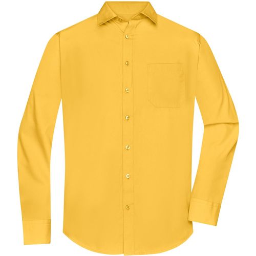 Men's Shirt Longsleeve Poplin - Klassisches Shirt aus pflegeleichtem Mischgewebe [Gr. L] (Art.-Nr. CA012120) - Popeline-Qualität mit Easy-Care-Ausrüs...