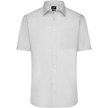 Men's Shirt Shortsleeve Poplin - Klassisches Shirt aus pflegeleichtem Mischgewebe [Gr. 3XL] (light-grey) (Art.-Nr. CA012211)