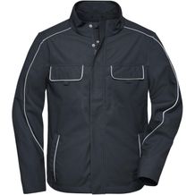 Workwear Softshell Light Jacket - Professionelle, leichte Softshelljacke im cleanen Look mit hochwertigen Details [Gr. 4XL] (carbon) (Art.-Nr. CA012248)