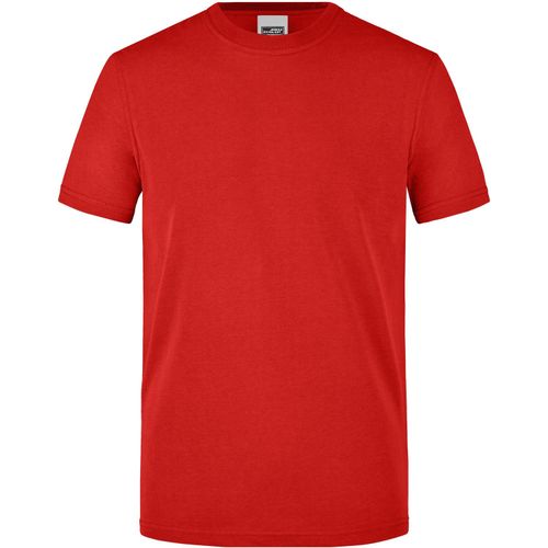Men's Workwear T-Shirt - Strapazierfähiges und pflegeleichtes T-Shirt [Gr. 4XL] (Art.-Nr. CA012359) - Materialmix aus Baumwolle und Polyester...