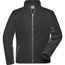 Men's Workwear Fleece Jacket - Strapazierfähige Fleecejacke im Materialmix [Gr. XXL] (black/carbon) (Art.-Nr. CA012607)