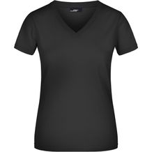 Ladies' V-T - Tailliertes Damen T-Shirt [Gr. M] (black) (Art.-Nr. CA012773)