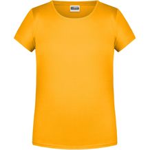 Girls' Basic-T - T-Shirt für Kinder in klassischer Form [Gr. XS] (gold-yellow) (Art.-Nr. CA013260)