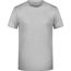 Men's-T - T-Shirt mit trendigem Rollsaum [Gr. 3XL] (grey-heather) (Art.-Nr. CA013494)