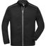 Men's Knitted Workwear Fleece Jacket - Pflegeleichte Strickfleece-Jacke [Gr. XS] (black/black) (Art.-Nr. CA013754)