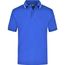 Polo Tipping - Hochwertiges Piqué-Polohemd mit Kontraststreifen [Gr. 3XL] (royal/white) (Art.-Nr. CA014290)