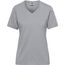 Ladies' BIO Workwear T-Shirt - Strapazierfähiges und pflegeleichtes T-Shirt [Gr. 4XL] (grey-heather) (Art.-Nr. CA014531)