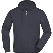 Men's Hooded Jacket - Kapuzenjacke aus formbeständiger Sweat-Qualität [Gr. S] (navy) (Art.-Nr. CA014565)
