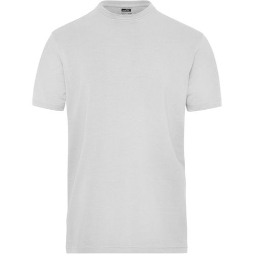 Men's BIO Stretch-T Work - T-Shirt aus weichem Elastic-Single-Jersey [Gr. M] (Art.-Nr. CA015092) - Gekämmte, ringgesponnene BIO-Baumwolle,...