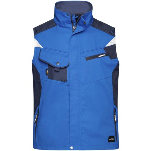 Workwear Vest - Professionelle Weste mit hochwertiger Ausstattung [Gr. 5XL] (Art.-Nr. CA015440) - Robustes, strapazierfähiges Mischgewebe...