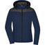 Ladies' Winter Jacket - Sportliche Winterjacke mit Kapuze [Gr. XL] (navy/anthracite-melange) (Art.-Nr. CA015584)