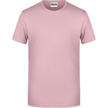 Men's Basic-T - Herren T-Shirt in klassischer Form [Gr. 3XL] (soft-pink) (Art.-Nr. CA015812)