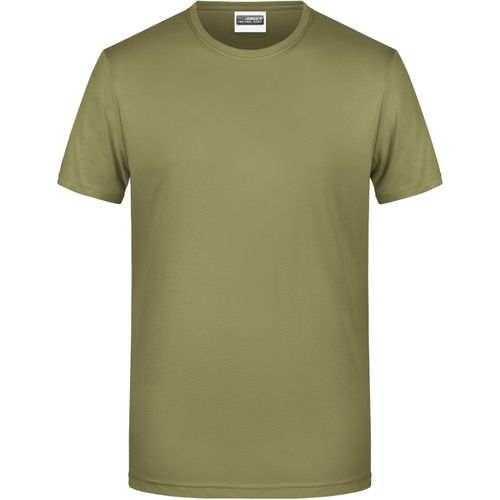 Men's Basic-T - Herren T-Shirt in klassischer Form [Gr. 3XL] (Art.-Nr. CA016395) - 100% gekämmte, ringgesponnene BIO-Baumw...