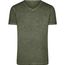 Men's Gipsy T-Shirt - Trendiges T-Shirt mit V-Ausschnitt [Gr. S] (dusty-olive) (Art.-Nr. CA016553)