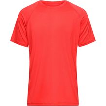 Men's Sports-T - Funktionsshirt aus recyceltem Polyester für Sport und Fitness [Gr. 3XL] (bright-red) (Art.-Nr. CA016726)