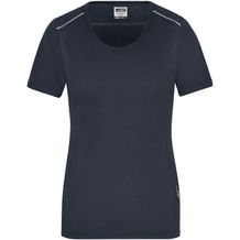 Ladies' Workwear T-Shirt - Strapazierfähiges und pflegeleichtes T-shirt mit Kontrastpaspel [Gr. XXL] (navy) (Art.-Nr. CA017671)