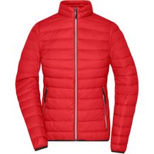 Ladies' Down Jacket - Leichte Daunenjacke im klassischen Design [Gr. XL] (red/silver) (Art.-Nr. CA017924)