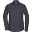 Ladies' Shirt Longsleeve Poplin - Klassisches Shirt aus pflegeleichtem Mischgewebe [Gr. S] (carbon) (Art.-Nr. CA018177)