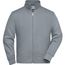Workwear Sweat Jacket - Sweatjacke mit Stehkragen und Reißverschluss [Gr. 6XL] (dark-grey) (Art.-Nr. CA018407)