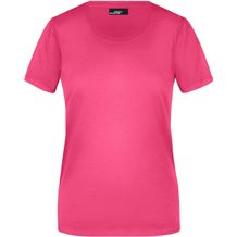 Ladies' Basic-T - Leicht tailliertes T-Shirt aus Single Jersey [Gr. 3XL] (pink) (Art.-Nr. CA018424)