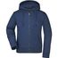 Ladies' Hooded Jacket - Kapuzenjacke aus formbeständiger Sweat-Qualität [Gr. XL] (navy) (Art.-Nr. CA018465)