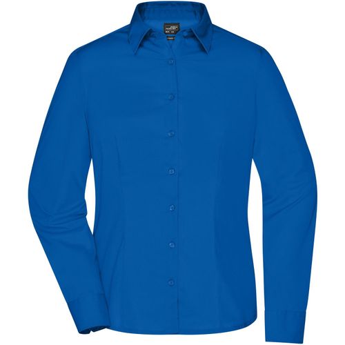 Ladies' Business Shirt Long-Sleeved - Klassisches Shirt aus strapazierfähigem Mischgewebe [Gr. XL] (Art.-Nr. CA018844) - Pflegeleichte Popeline-Qualität mi...