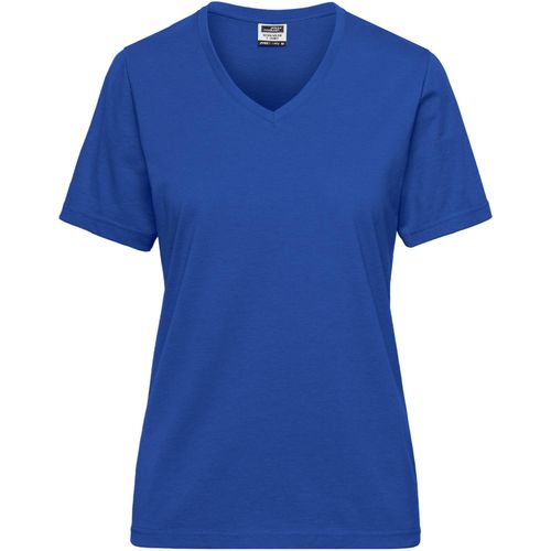 Ladies' BIO Workwear T-Shirt - Strapazierfähiges und pflegeleichtes T-Shirt [Gr. XS] (Art.-Nr. CA018908) - Materialmix aus gekämmter, ringgesponne...