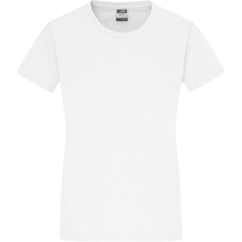 Ladies' Slim Fit-T - Figurbetontes Rundhals-T-Shirt [Gr. L] (Art.-Nr. CA019062) - Einlaufvorbehandelter Single Jersey...