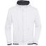 Men's Club Sweat Jacket - Sweatjacke mit Reißverschluss und Kapuze [Gr. S] (white/navy) (Art.-Nr. CA019363)