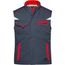 Workwear Softshell Padded Vest - Funktionelle Softshellweste mit warmem Innenfutter [Gr. XS] (carbon/red) (Art.-Nr. CA019769)