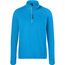 Men's Sports Shirt Half-Zip - Langarm-Shirt mit Reißverschluss für Sport und Freizeit [Gr. S] (bright-blue) (Art.-Nr. CA021043)