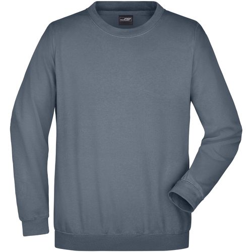Round-Sweat Heavy - Klassisches Komfort Rundhals-Sweatshirt [Gr. L] (Art.-Nr. CA021937) - Hochwertige Sweat-Qualität mit angeraut...