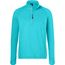 Men's Sports Shirt Half-Zip - Langarm-Shirt mit Reißverschluss für Sport und Freizeit [Gr. L] (Turquoise) (Art.-Nr. CA022215)