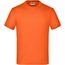 Junior Basic-T - Kinder Komfort-T-Shirt aus hochwertigem Single Jersey [Gr. S] (dark-orange) (Art.-Nr. CA022467)