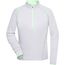Ladies' Sports Shirt Longsleeve - Langarm Funktionsshirt für Fitness und Sport [Gr. M] (white/bright-green) (Art.-Nr. CA022510)