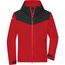 Men's Allweather Jacket - Leichte, gefütterte Outdoor Softshelljacke für extreme Wetterbedingungen [Gr. 3XL] (light-red/black/light-red) (Art.-Nr. CA022813)