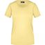 Ladies' Basic-T - Leicht tailliertes T-Shirt aus Single Jersey [Gr. M] (light-yellow) (Art.-Nr. CA023325)