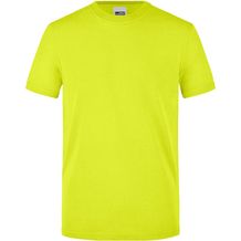 Men's Signal Workwear T-Shirt - Strapazierfähiges und pflegeleichtes T-Shirt in Signalfarben [Gr. L] (neon-yellow) (Art.-Nr. CA023870)