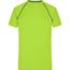 Men's Sports T-Shirt - Funktionsshirt für Fitness und Sport [Gr. XL] (bright-yellow/bright-blue) (Art.-Nr. CA024428)