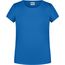 Girls' Basic-T - T-Shirt für Kinder in klassischer Form [Gr. M] (cobalt) (Art.-Nr. CA024522)