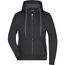 Ladies' Hooded Jacket - Premium Sweatjacke mit Bionic®-Finish [Gr. L] (black/carbon) (Art.-Nr. CA024842)